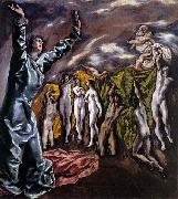 El Greco The Opening of the Fifth Seal oil painting